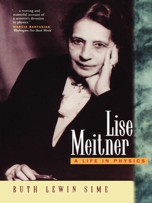 cover image of Lise Meitner